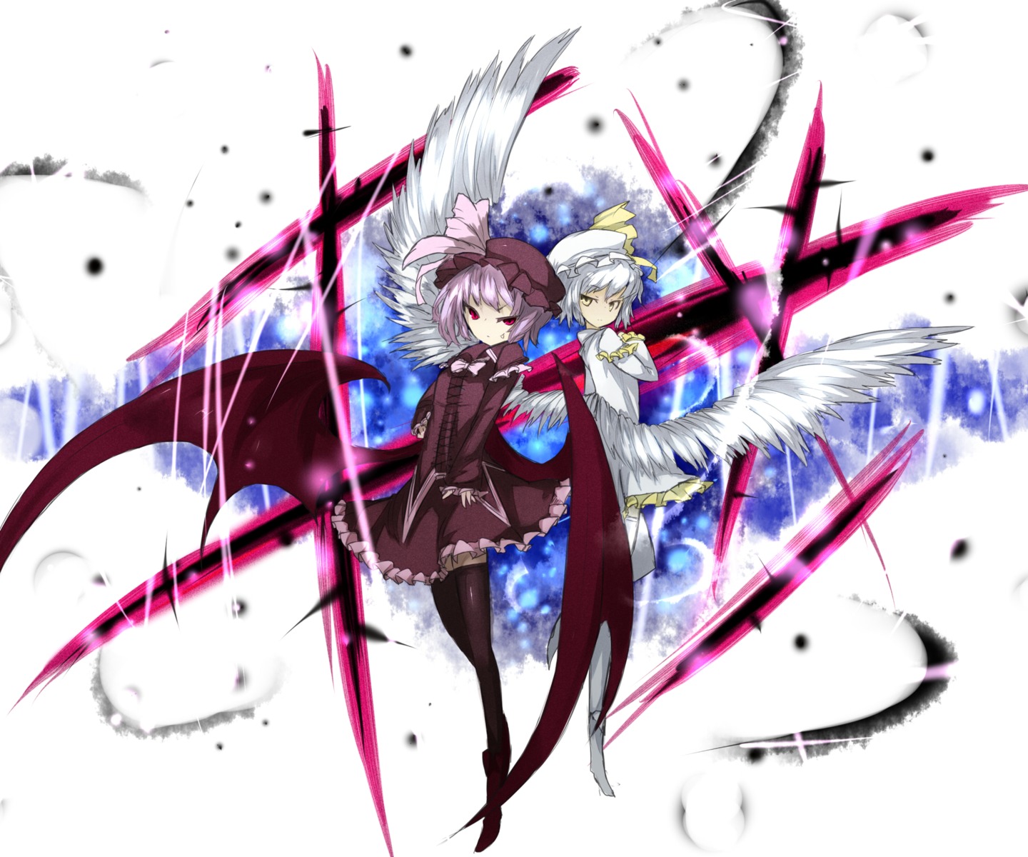 megalith remilia_scarlet shirogane_usagi touhou wings zatracenie