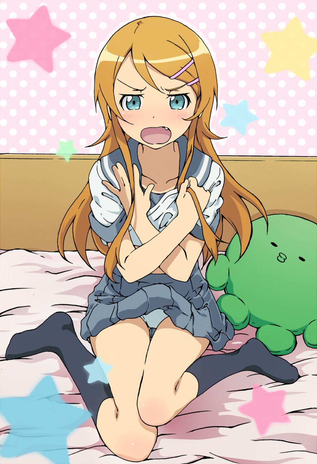 kousaka_kirino ore_no_imouto_ga_konnani_kawaii_wake_ga_nai pantsu waki_(pixiv2609622)