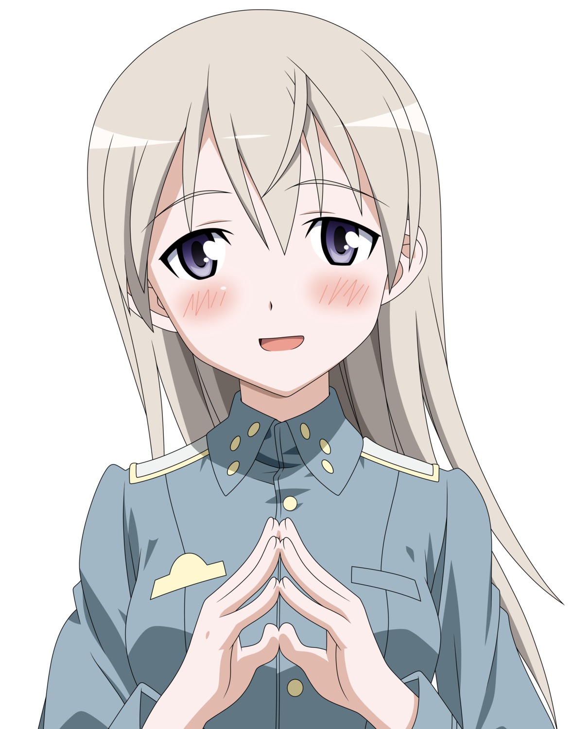 eila_ilmatar_juutilainen strike_witches uniform vector_trace