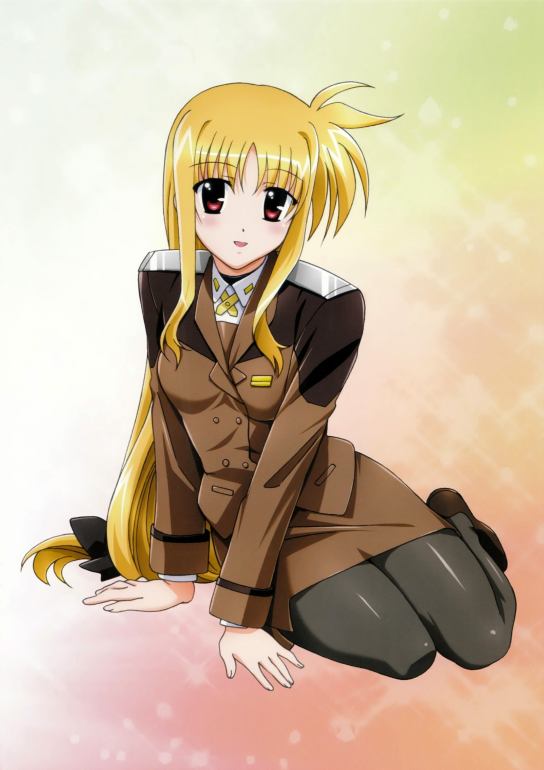 fate_testarossa mahou_shoujo_lyrical_nanoha mahou_shoujo_lyrical_nanoha_strikers pantyhose