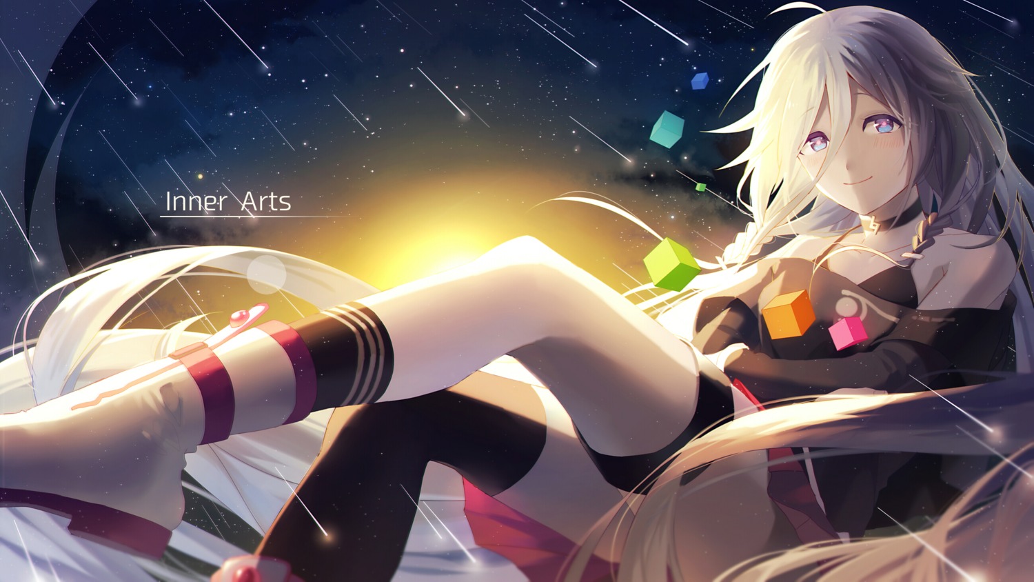 garter ia_(vocaloid) landscape thighhighs vocaloid