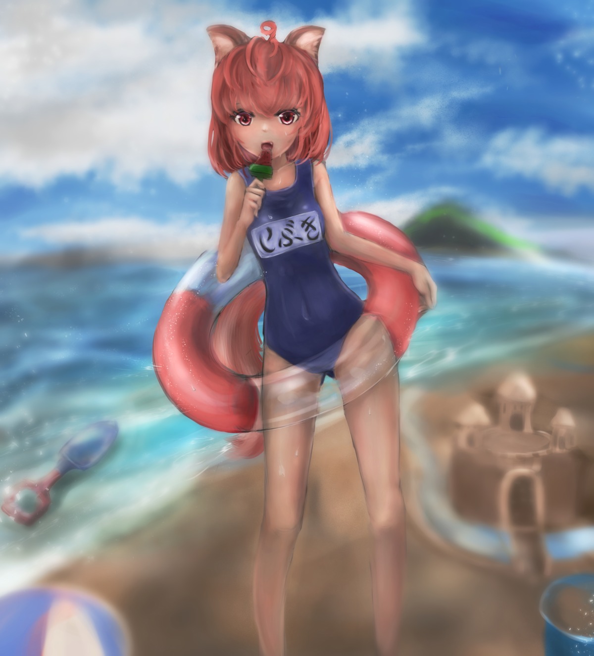 animal_ears school_swimsuit swimsuits tagme tail
