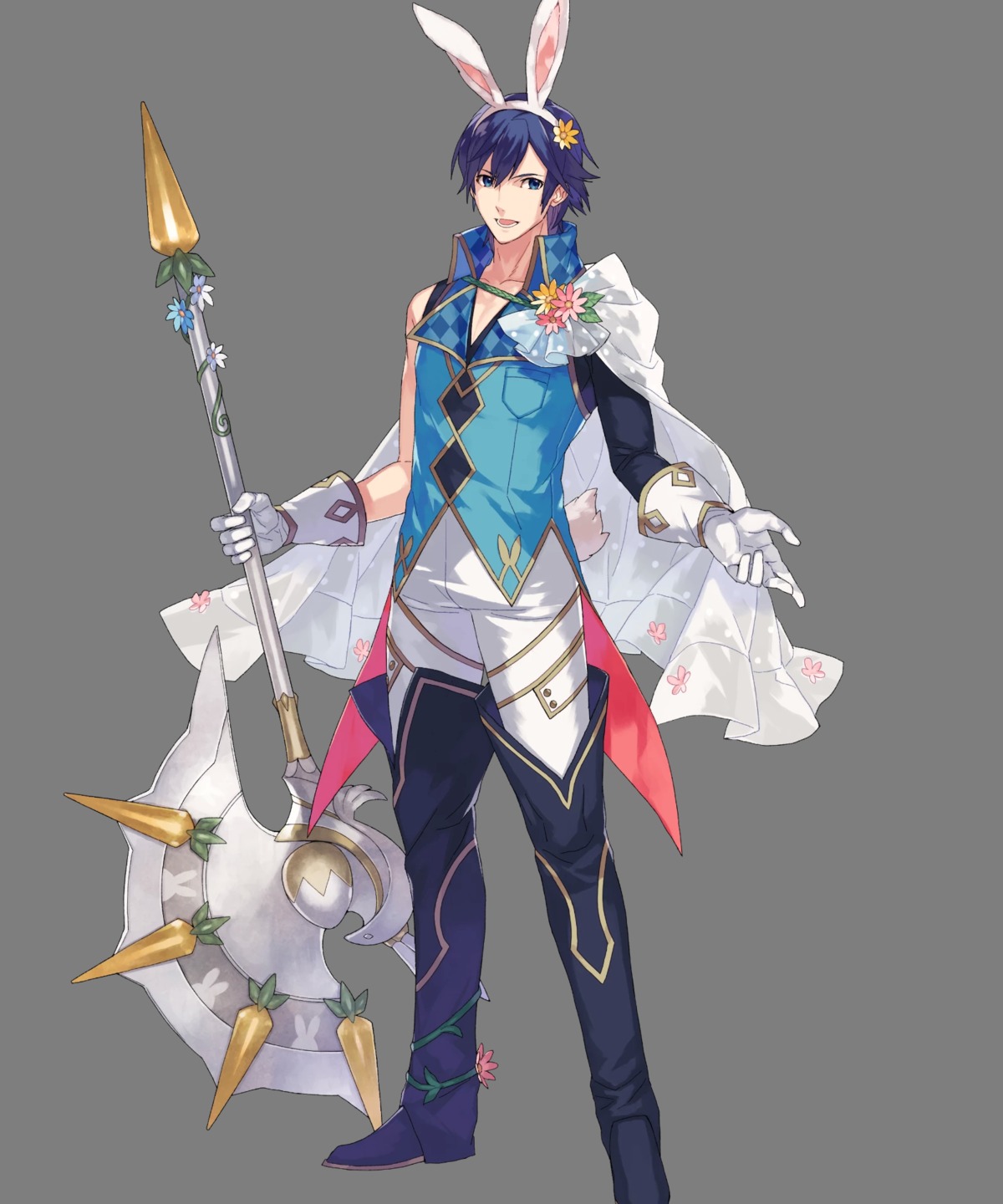 animal_ears bunny_ears ebila fire_emblem fire_emblem_heroes fire_emblem_kakusei krom nintendo transparent_png weapon