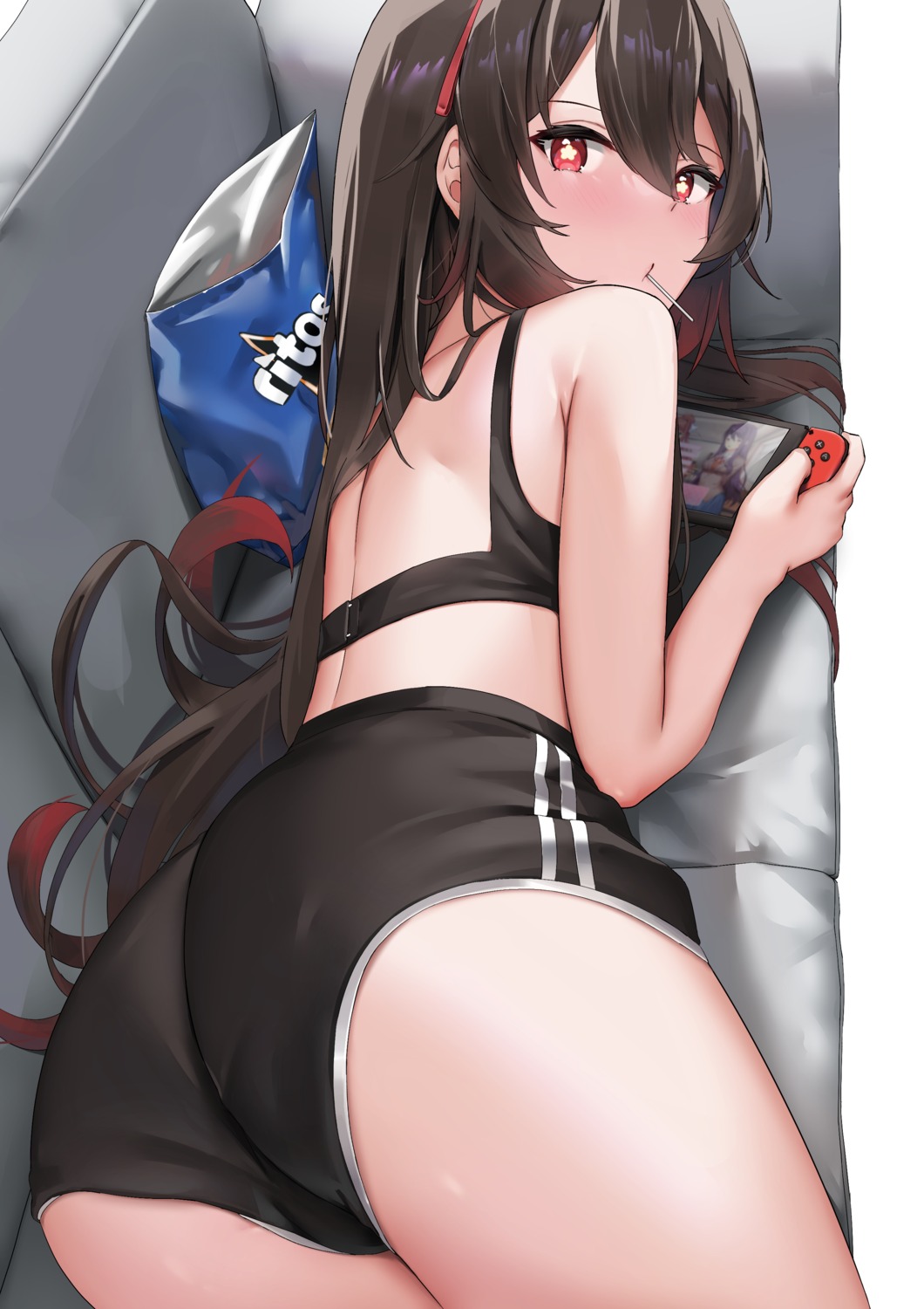 ass bra genshin_impact hu_tao skai_kun