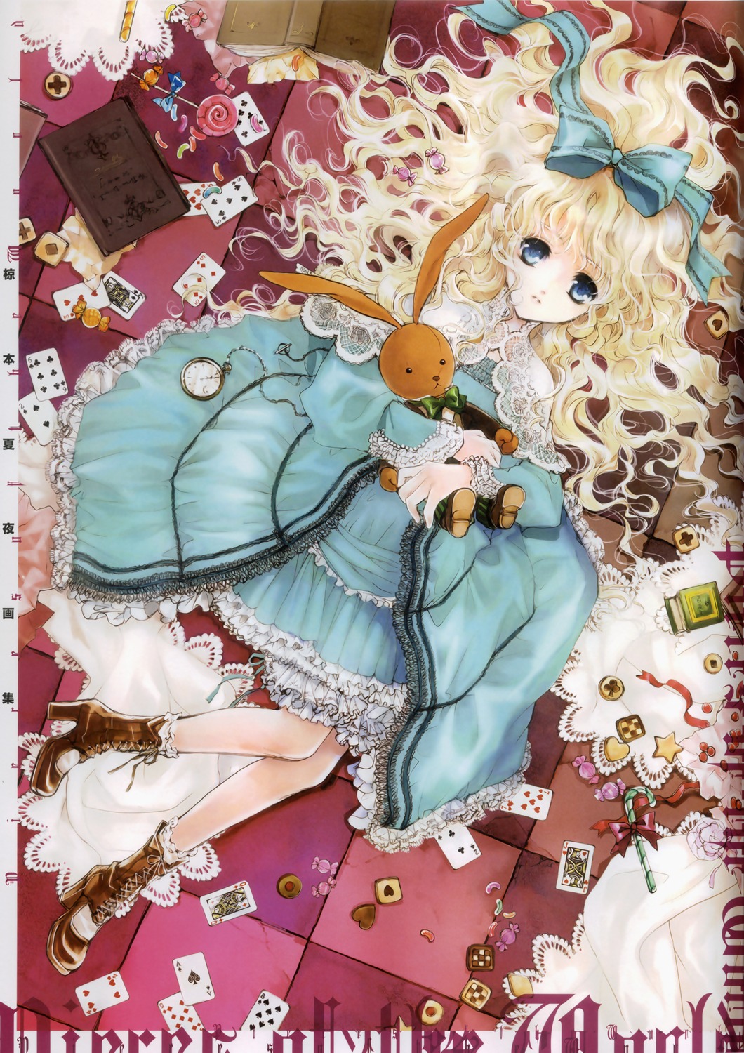 alice alice_in_wonderland binding_discoloration kuramoto_kaya lolita_fashion pieces_of_the_world