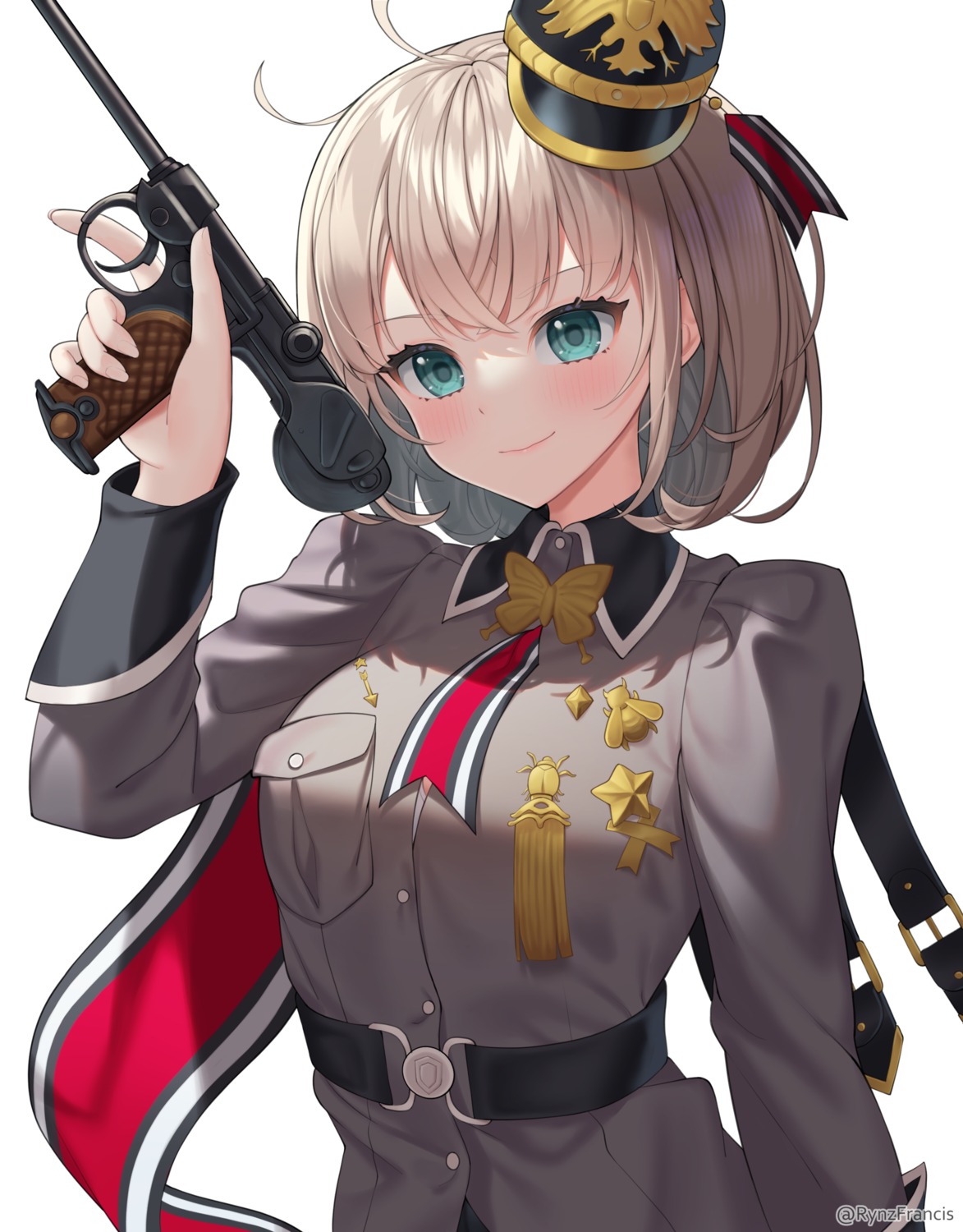 c-93_(girls_frontline) girls_frontline gun rynzfrancis uniform