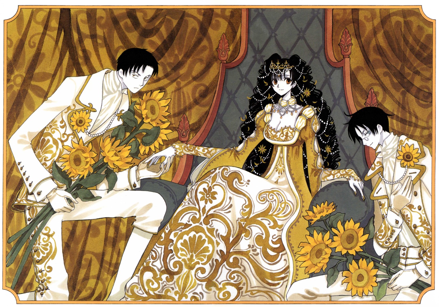 clamp doumeki_shizuka kunogi_himawari screening watanuki_kimihiro xxxholic