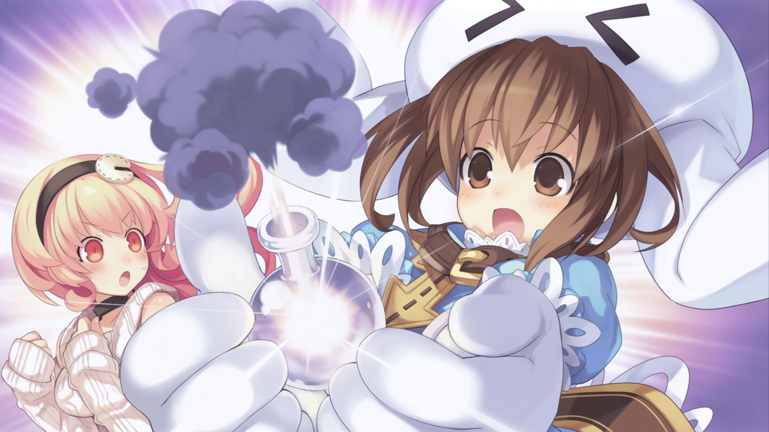 choujigen_game_neptune compa compile_heart gust_(choujigen_game_neptune) tsunako