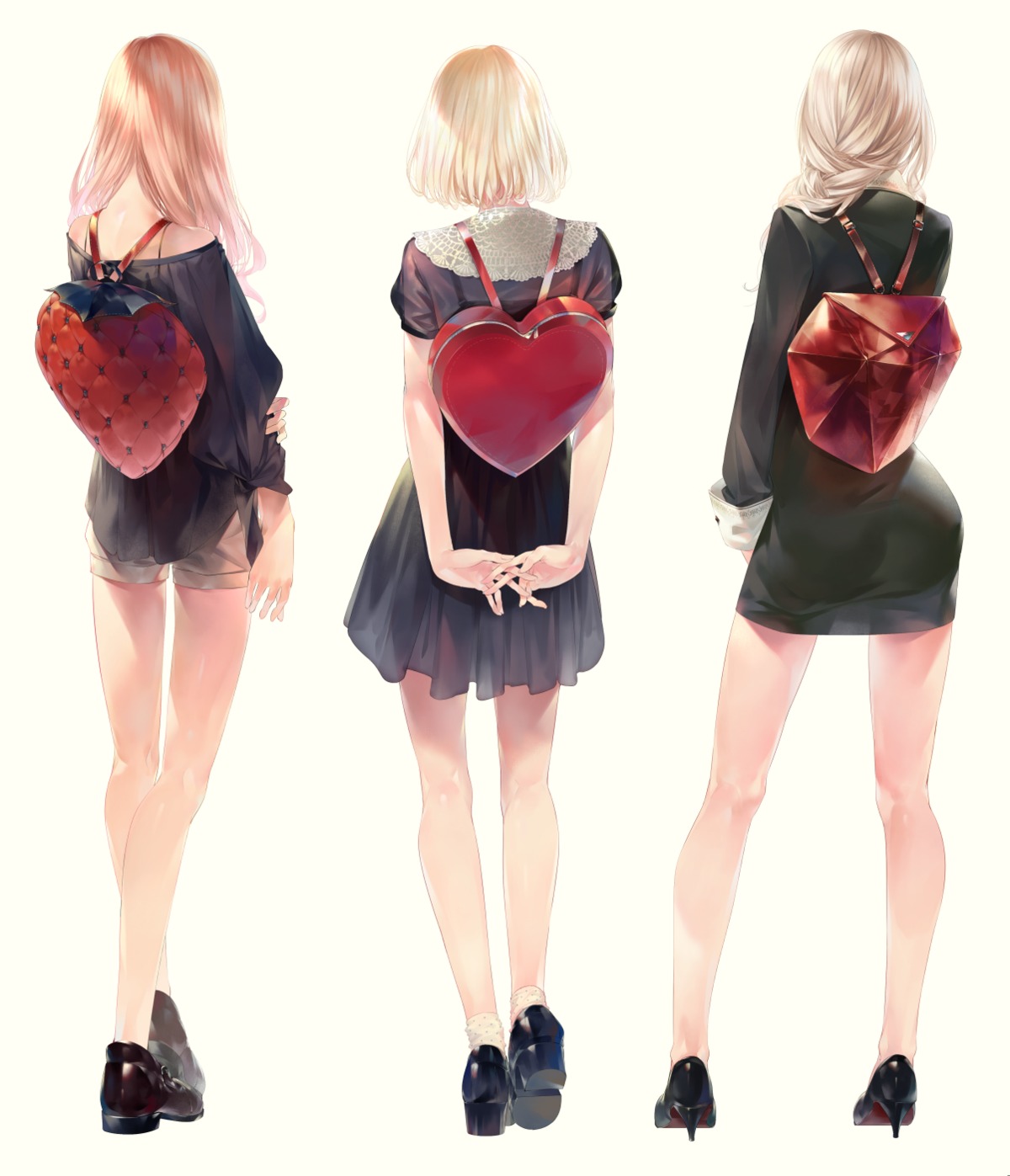 business_suit dress heels see_through sousou_(sousouworks)