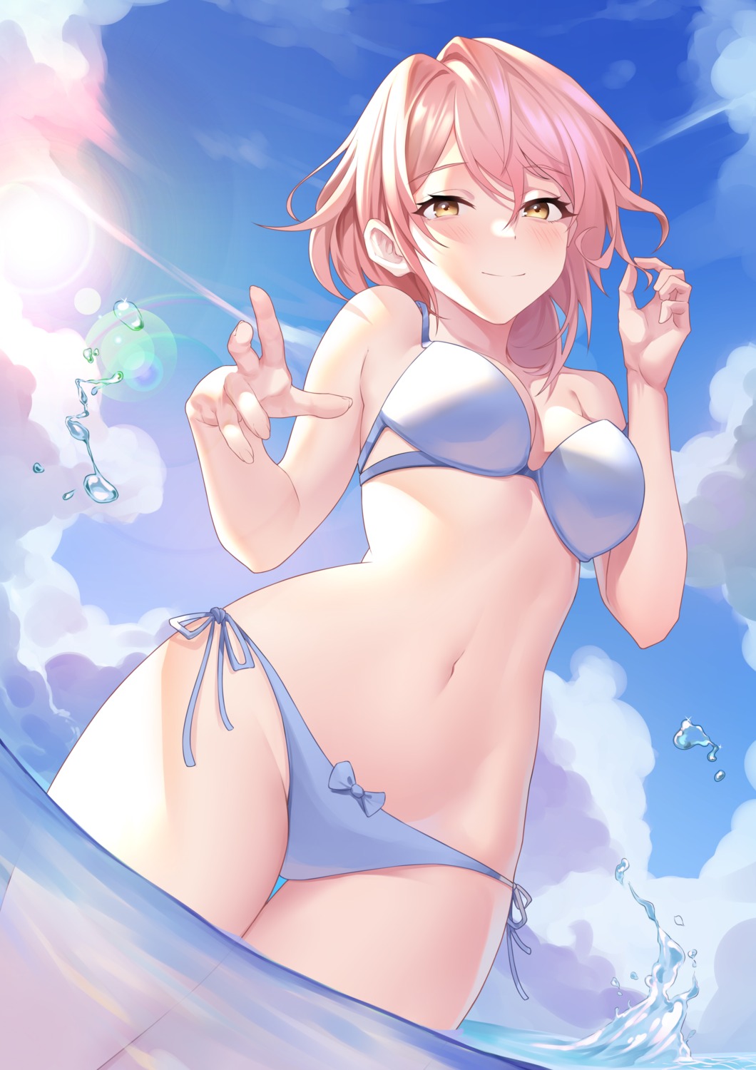 aluo_7762 bikini swimsuits wet