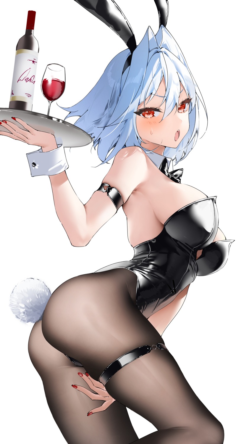 animal_ears ass bunny_ears bunny_girl garter ichibi pantyhose tail