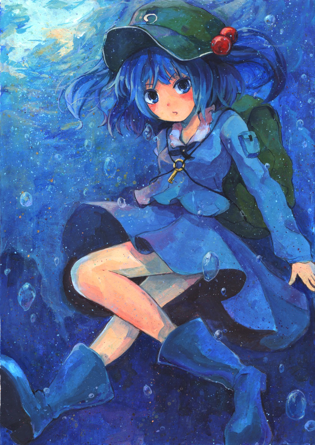 isegawa_yasutaka kawashiro_nitori touhou