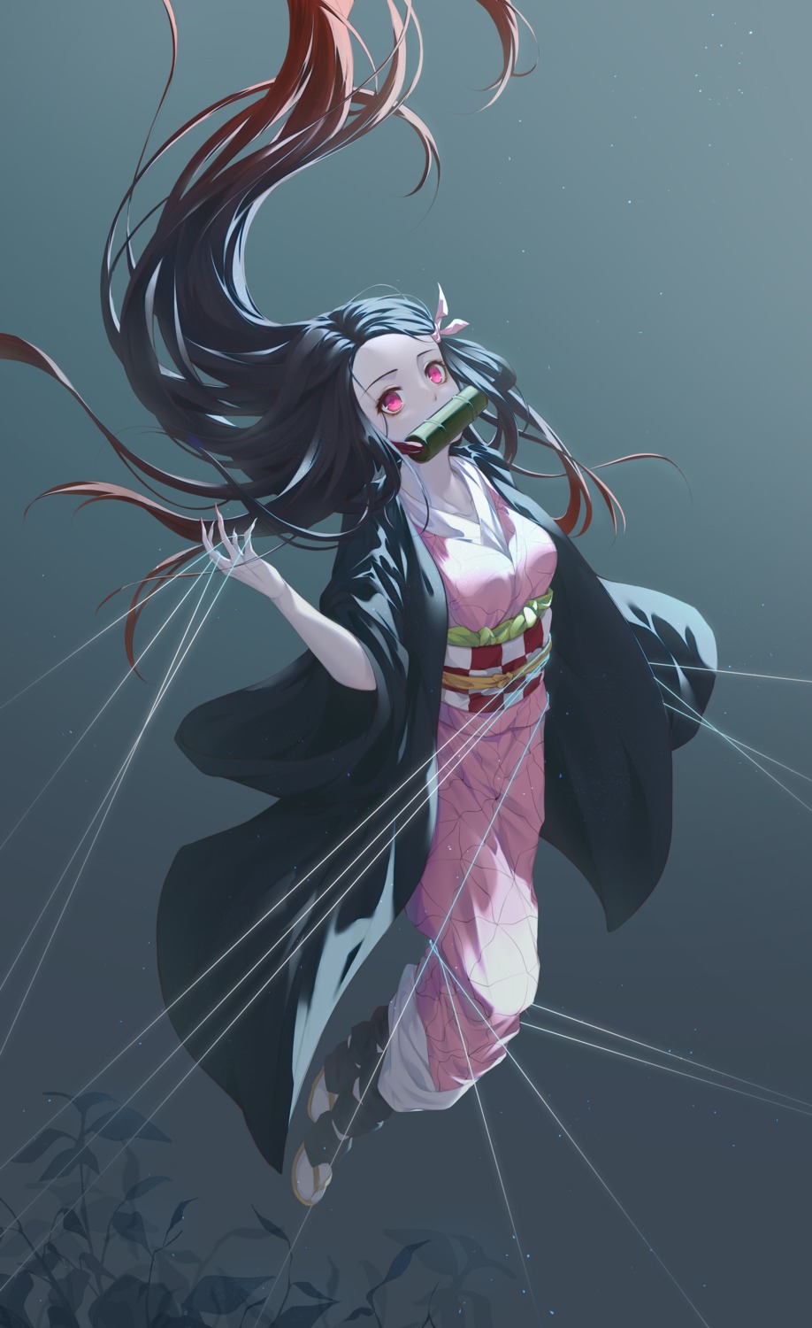 japanese_clothes kamado_nezuko kimetsu_no_yaiba suyi-j