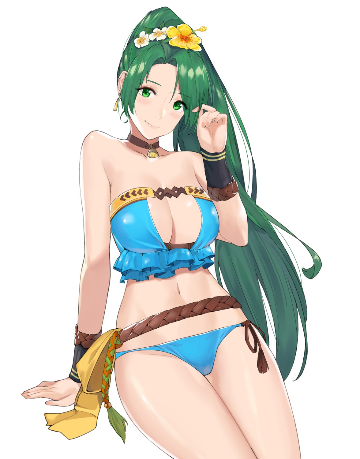 bikini cleavage fire_emblem fire_emblem:_rekka_no_ken fire_emblem_heroes j@ck lyndis_(fire_emblem) swimsuits