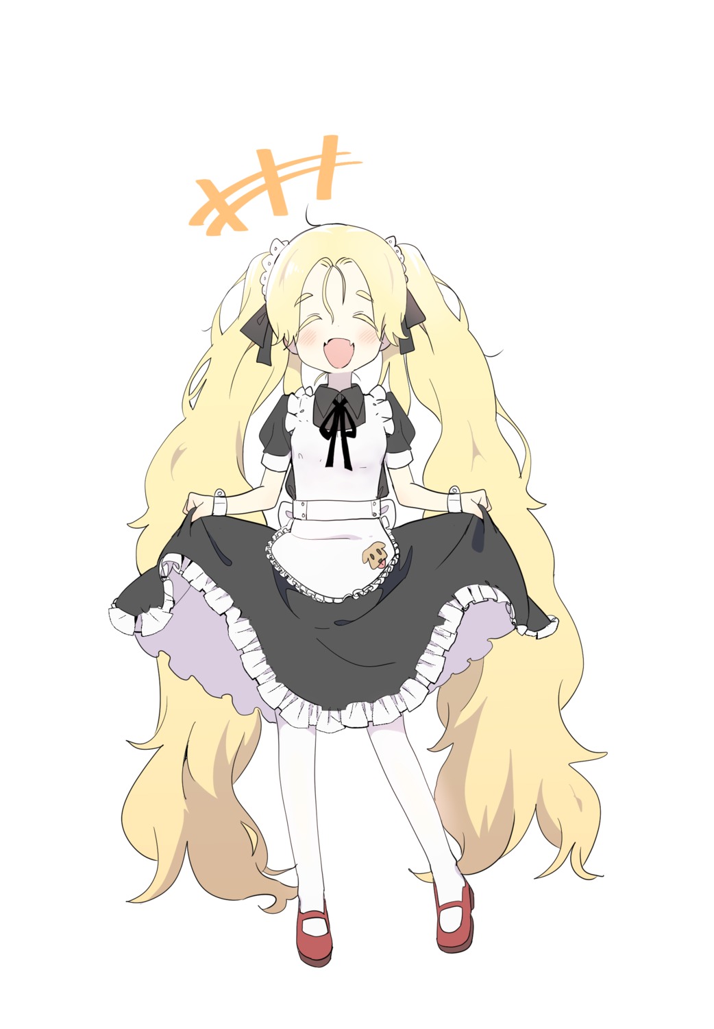 luke_(dydansgur) maid skirt_lift