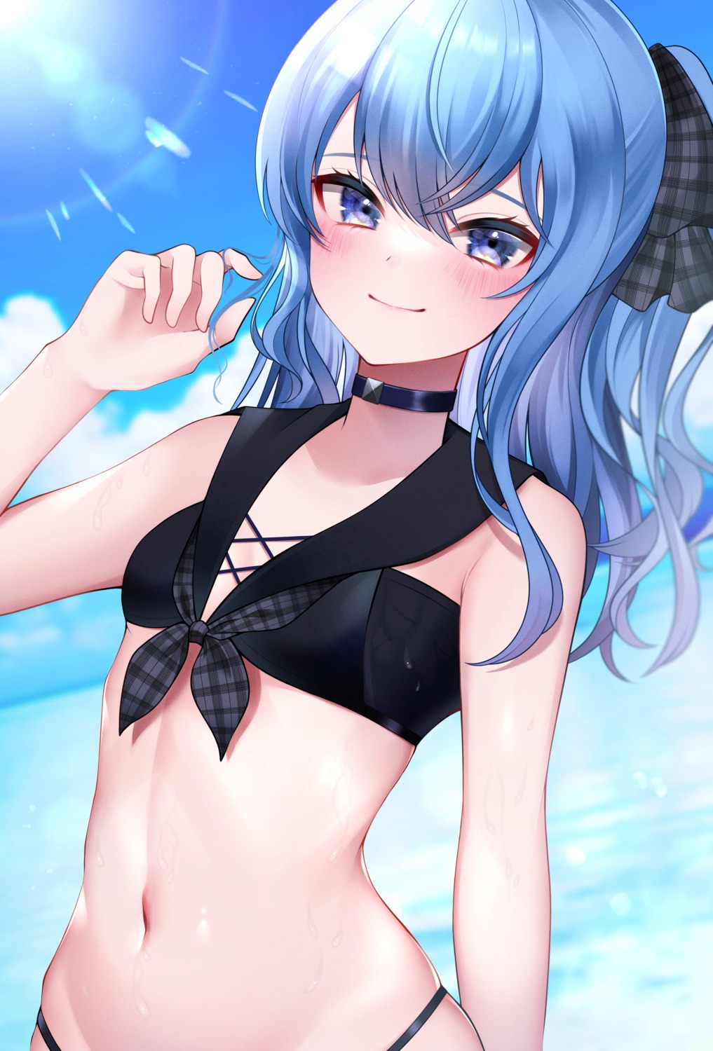 bikini hololive hoshimachi_suisei namagome_negi swimsuits