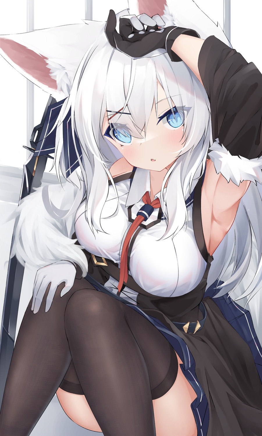 animal_ears kitsune konagi_(konachi_e) tail thighhighs