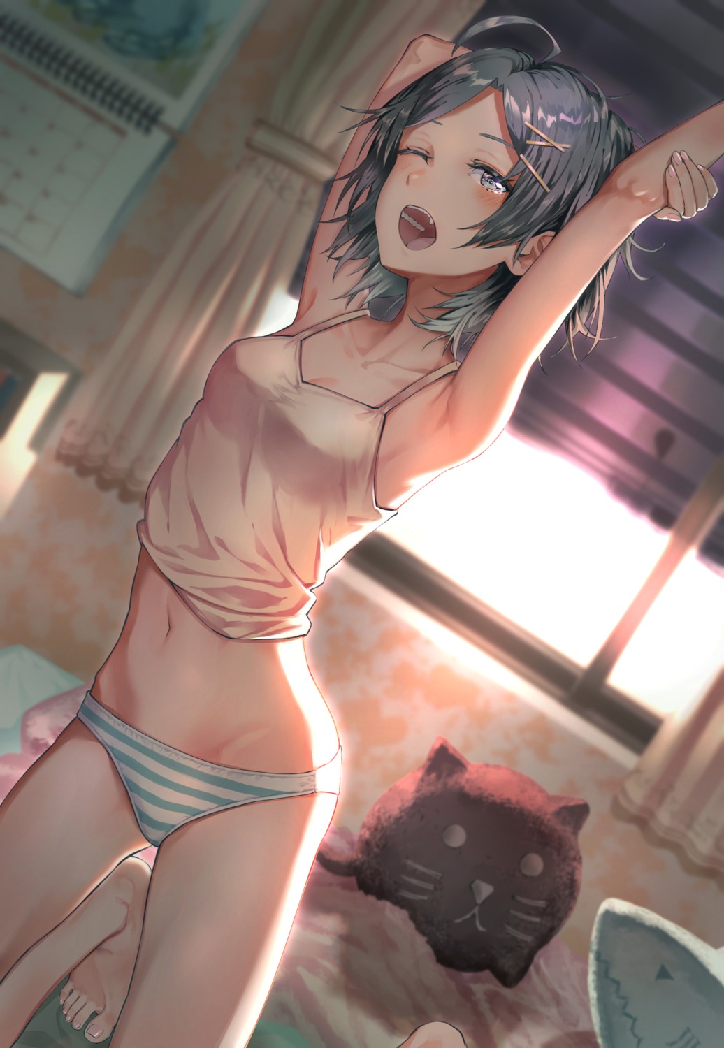 cleavage hikigaya_komachi lingerie pantsu shimapan yahari_ore_no_seishun_lovecome_wa_machigatteiru. yuuki_higumo