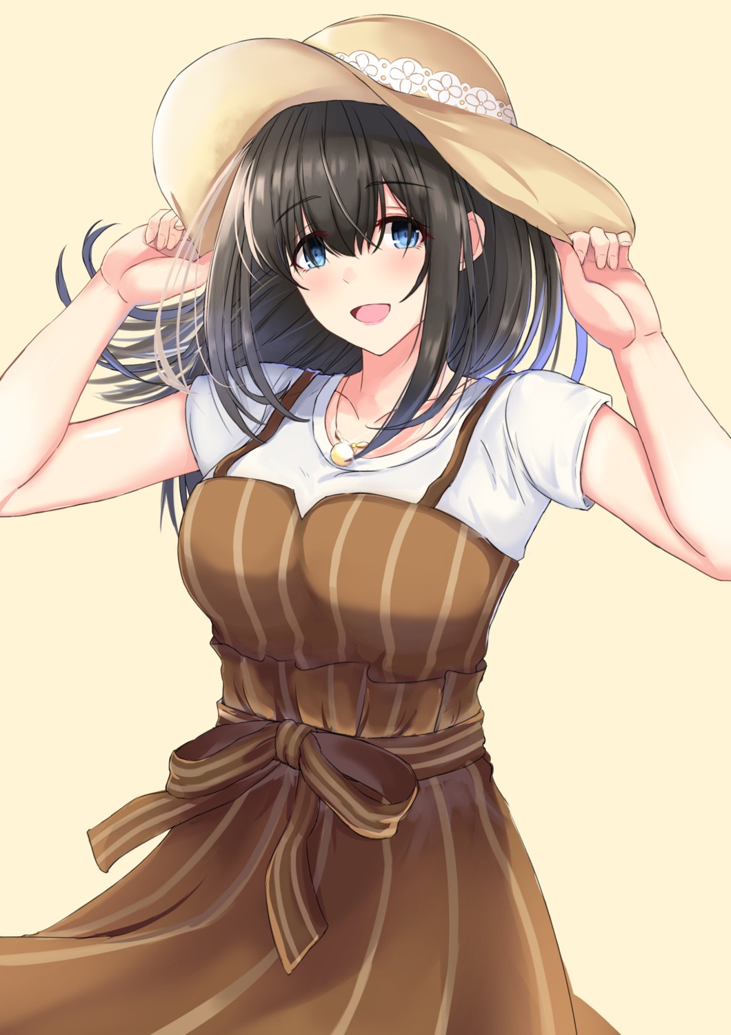 dress edelweiss_(wsparkz) sagisawa_fumika summer_dress the_idolm@ster the_idolm@ster_cinderella_girls