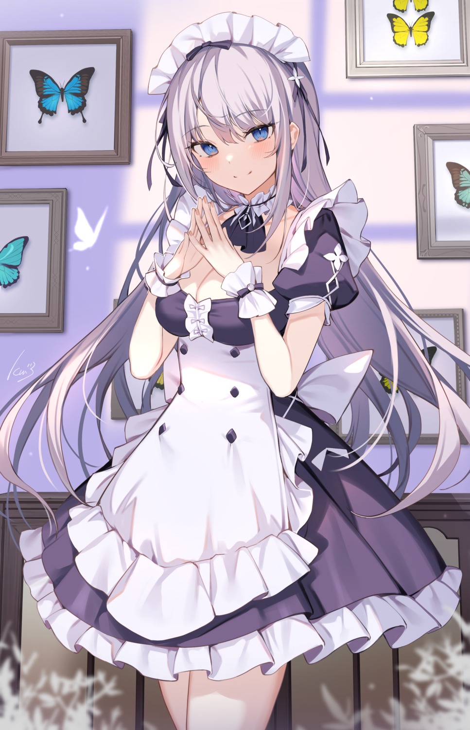 cleavage ikomochi maid