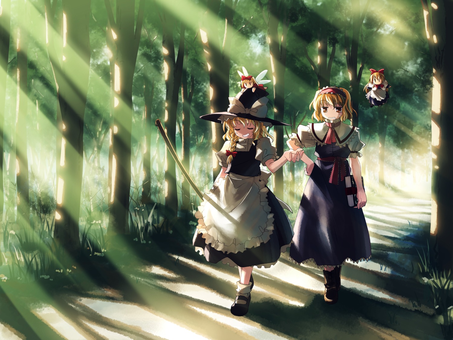 alice_margatroid kirisame_marisa studio_s.d.t. touhou yuuki_tatsuya