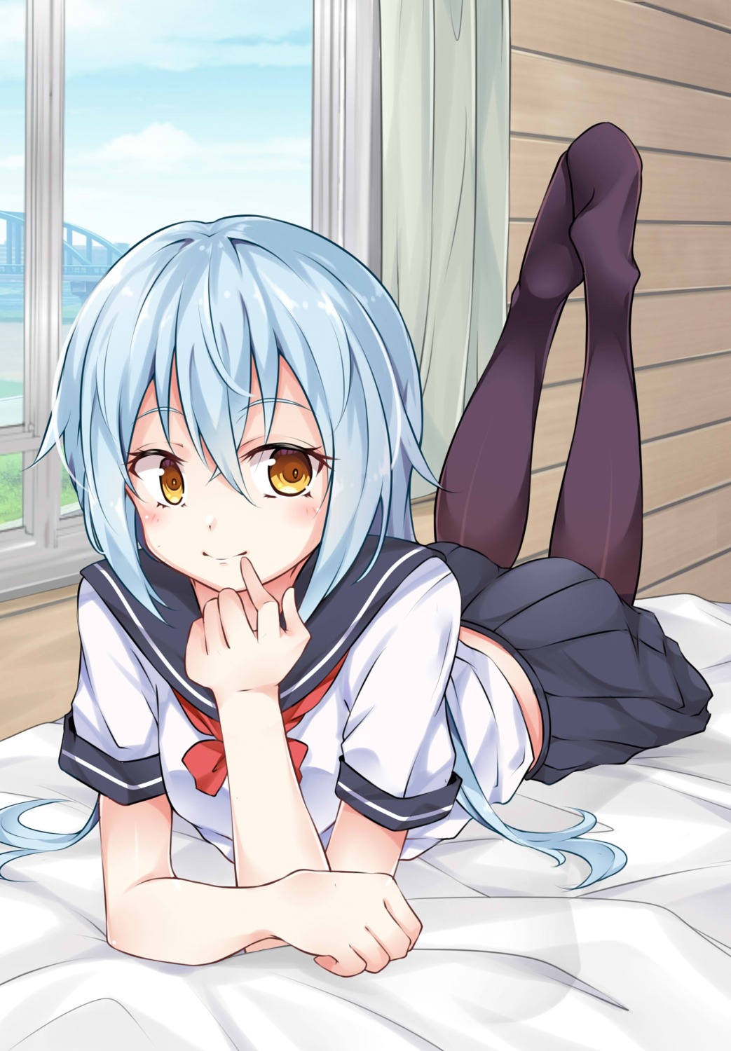 ai_cao feet pantyhose rimuru_tempest seifuku tensei_shitara_slime_datta_ken