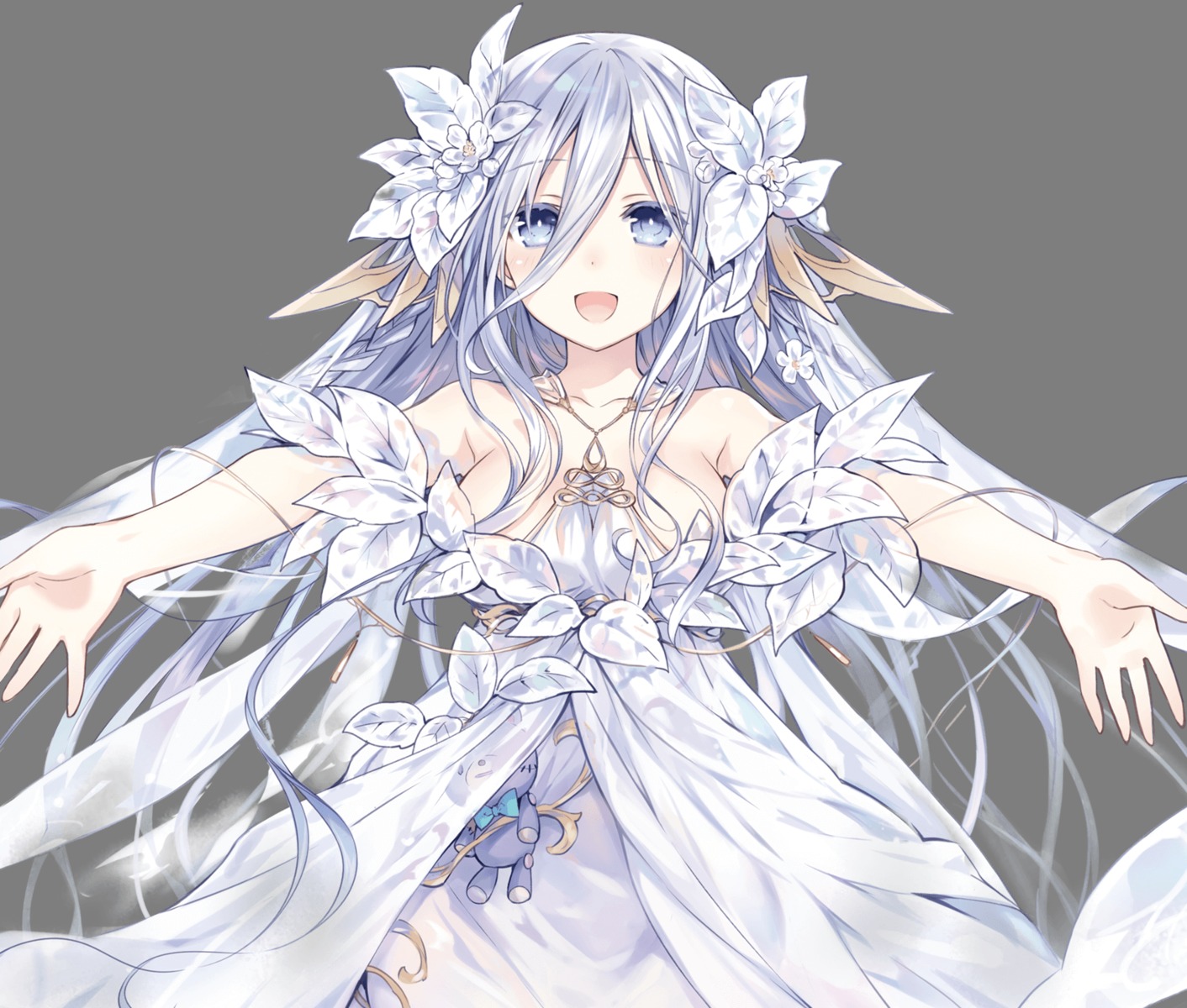 date_a_live dress no_bra takamiya_mio transparent_png tsunako