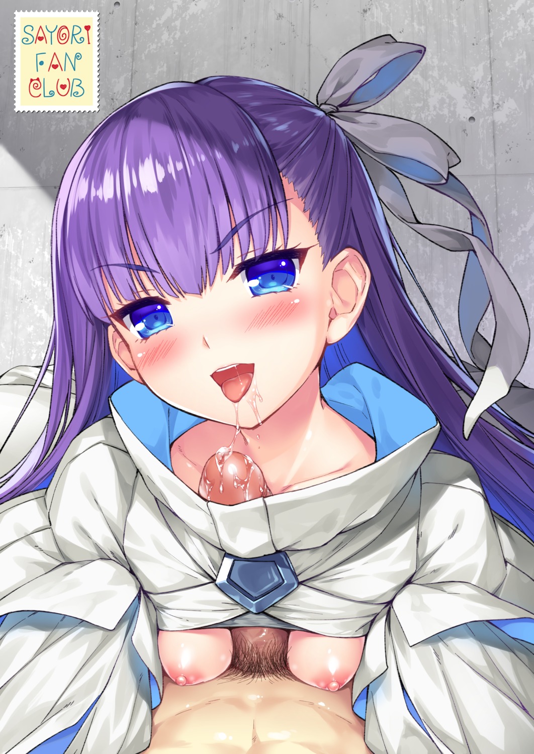 breasts cum fate/extra fate/extra_ccc fate/grand_order fate/stay_night fellatio meltlilith nipples no_bra paizuri penis sayori