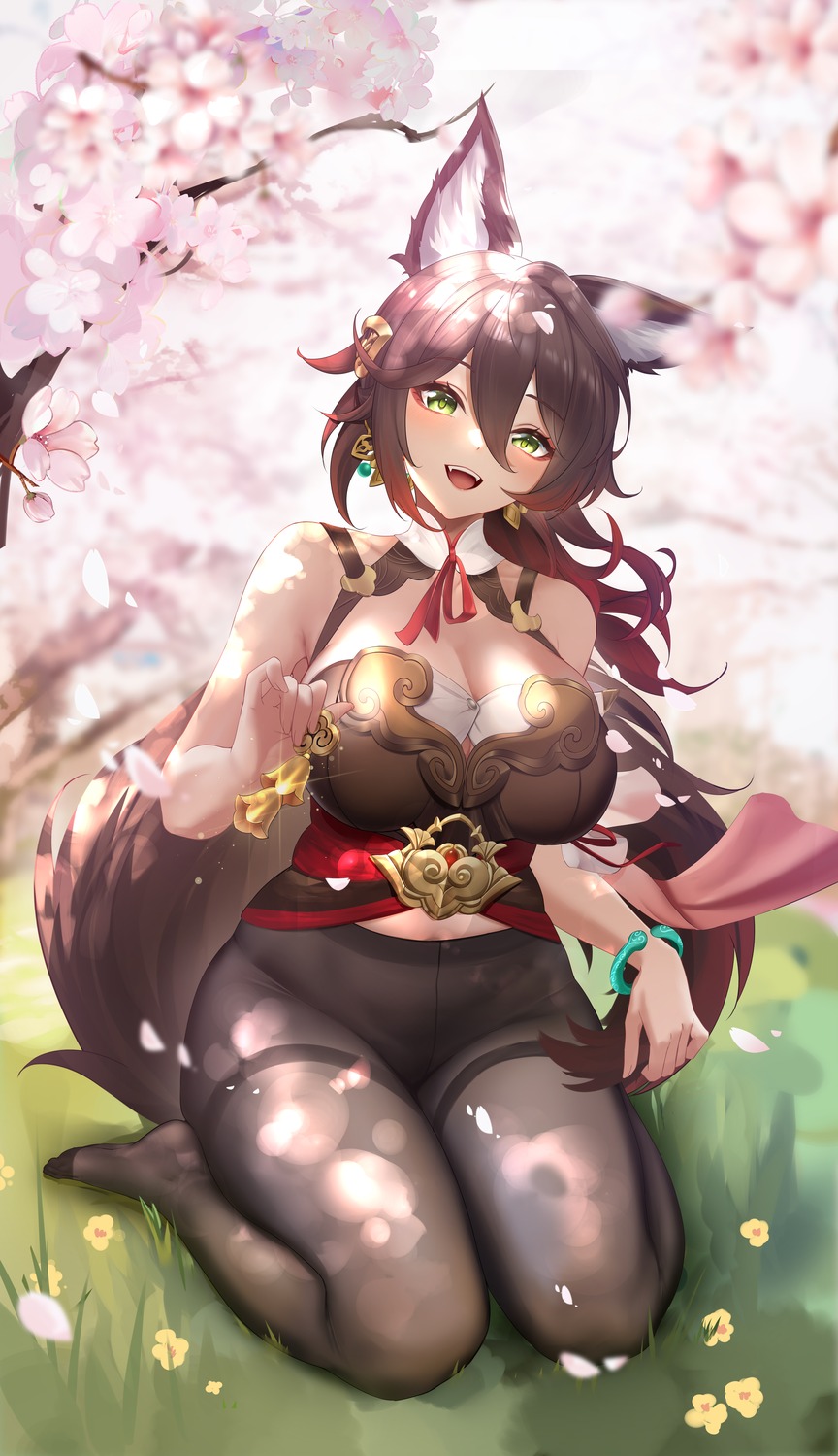 animal_ears asian_clothes honkai:_star_rail liu_liaoliao pantyhose tail tingyun