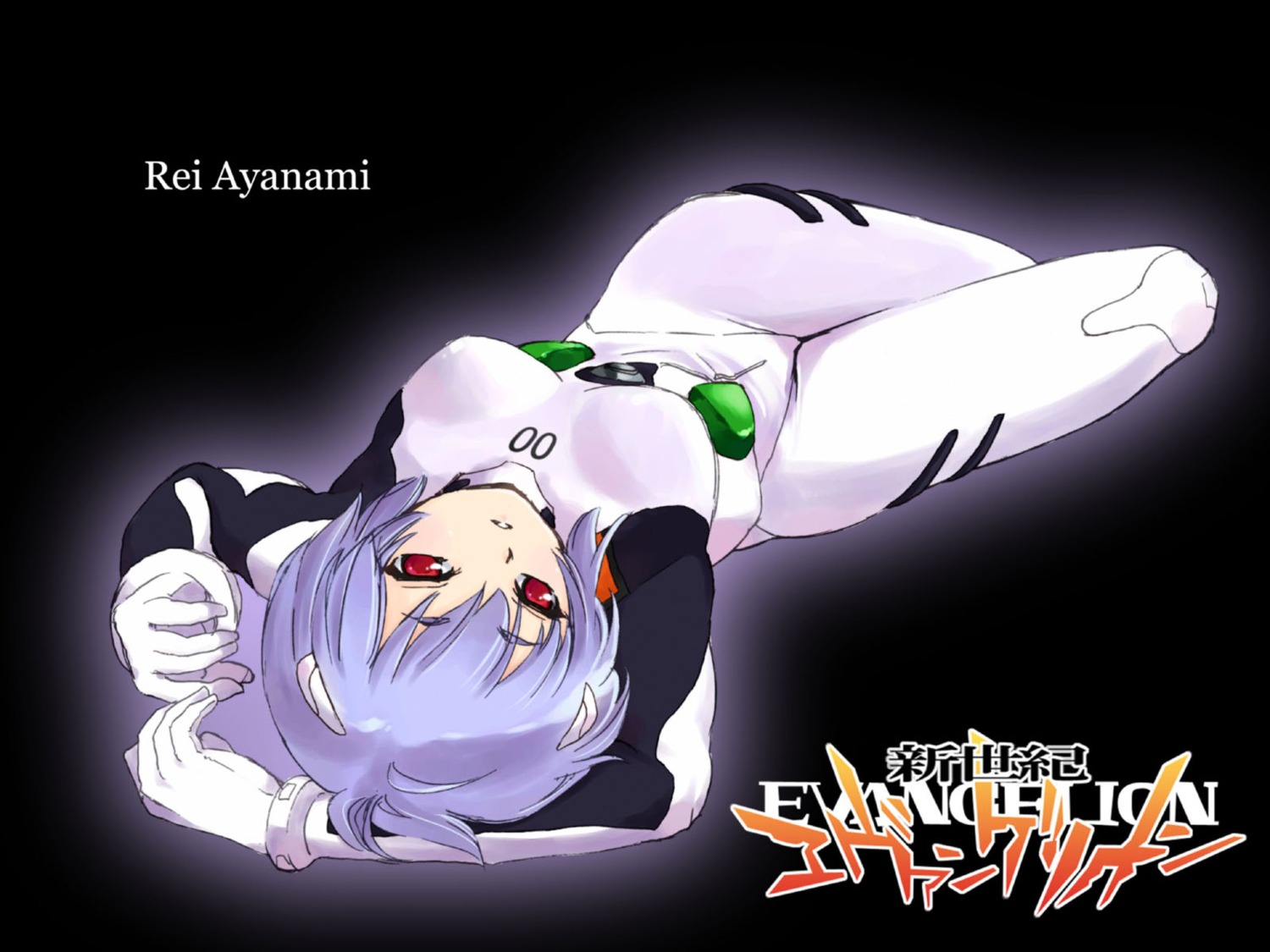 ayanami_rei bodysuit neon_genesis_evangelion tessai wallpaper