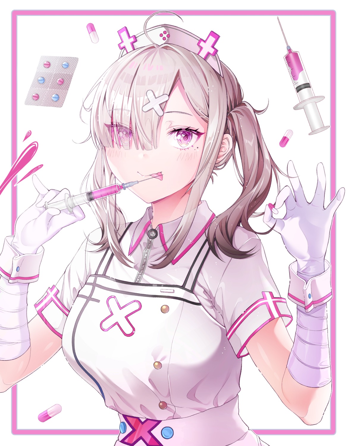 bandages cpqm nijisanji nurse sukoya_kana