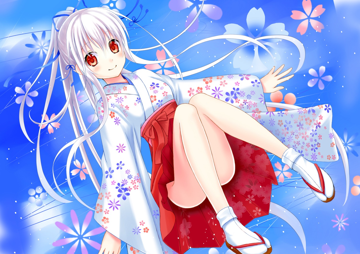 japanese_clothes nopan setona thighhighs