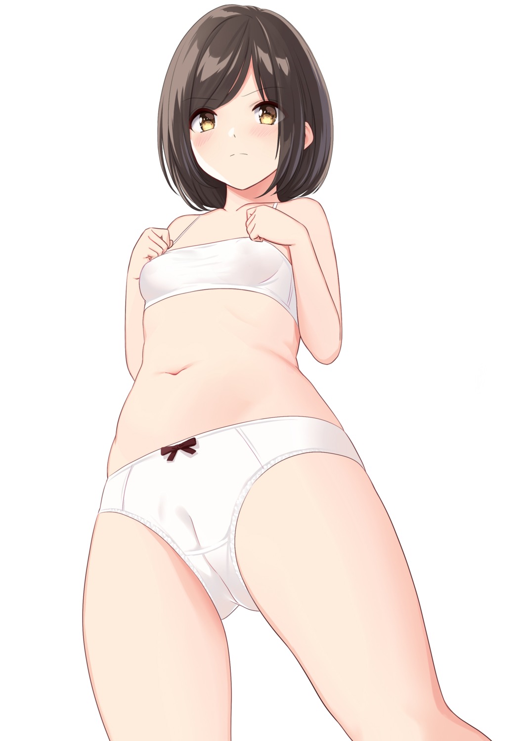 bra cameltoe erect_nipples marui_koishi pantsu