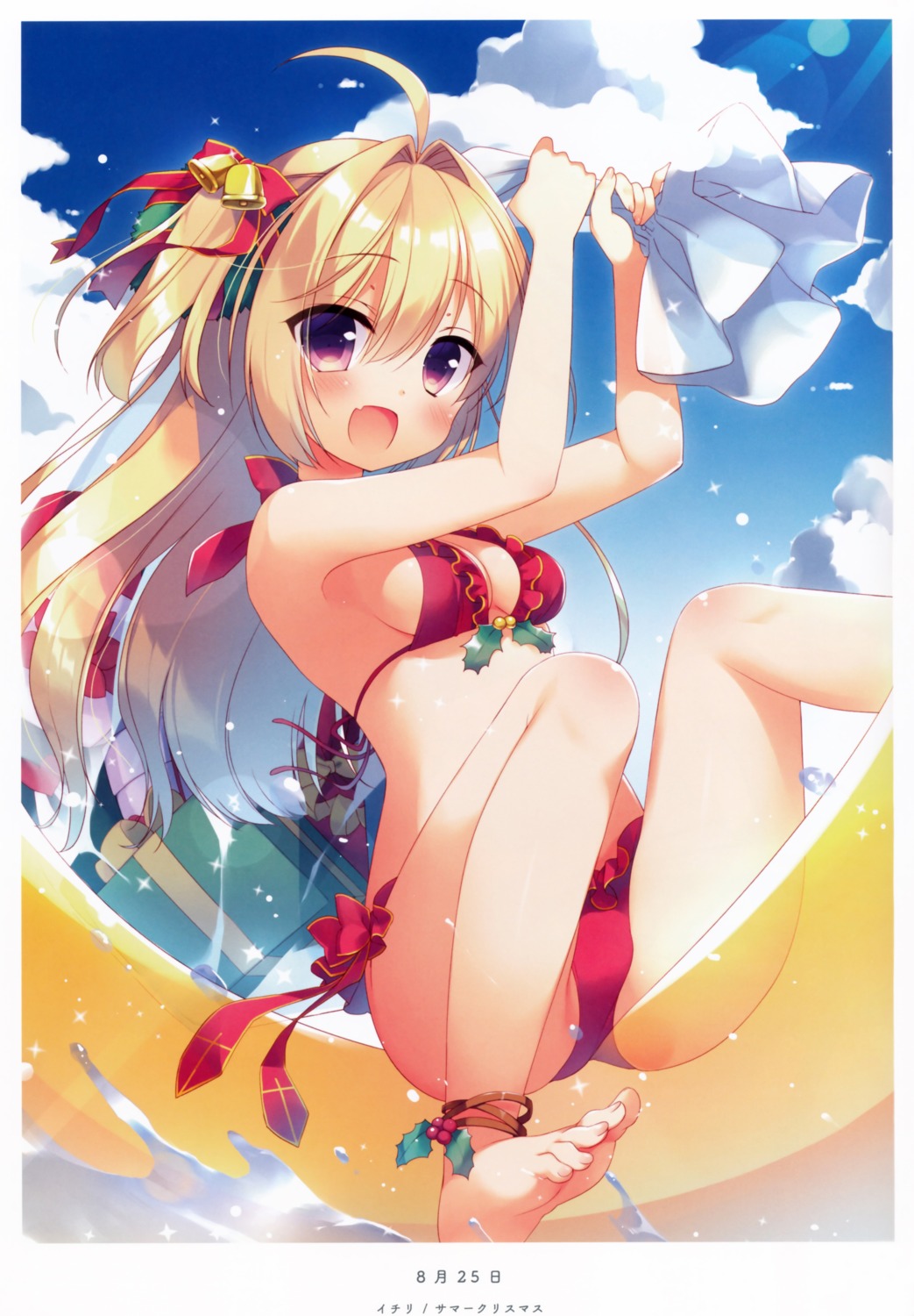 bikini christmas feet ichiri swimsuits