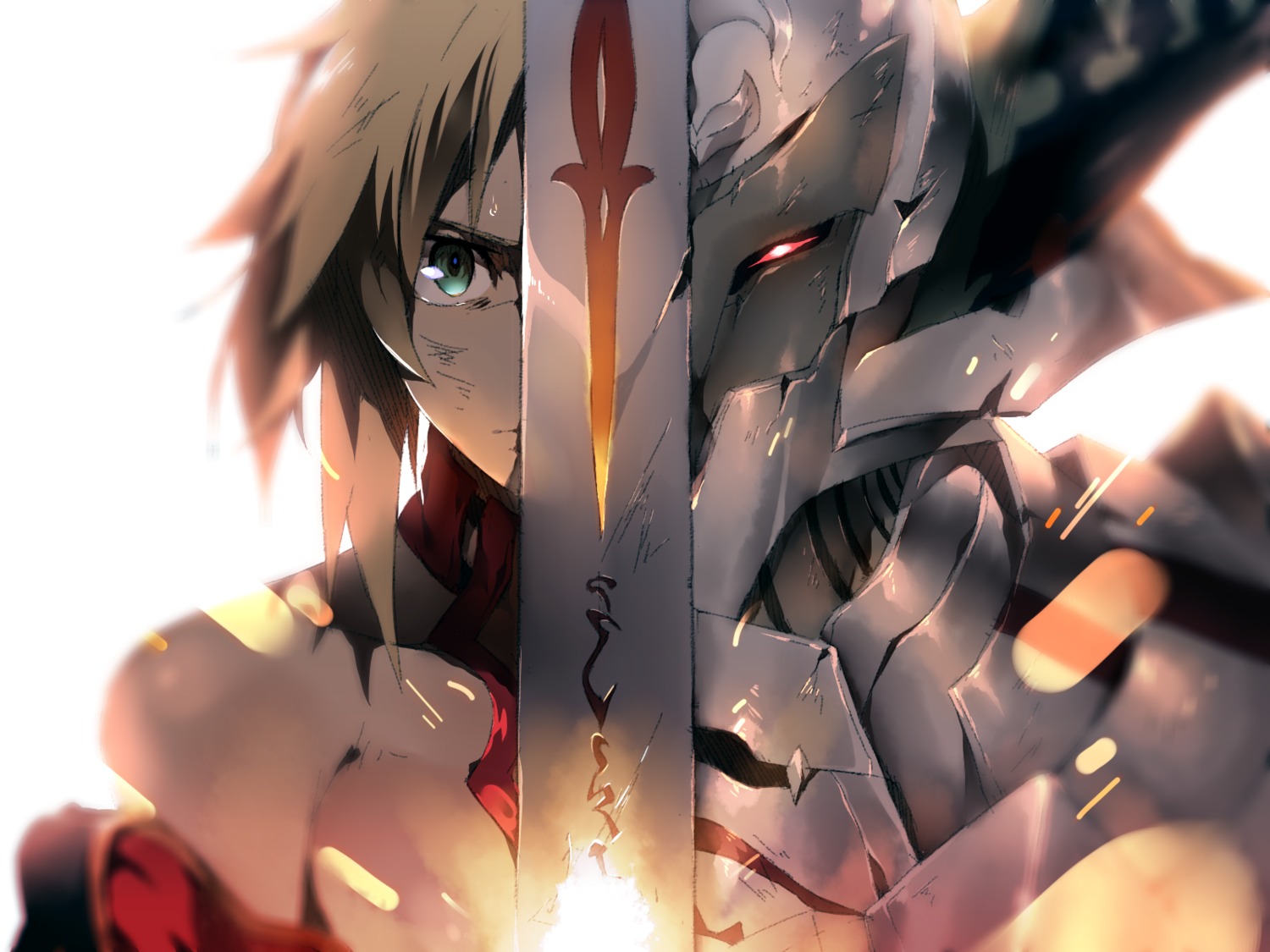 armor fate/apocrypha fate/stay_night jeky-kun mordred_(fate) sword wallpaper