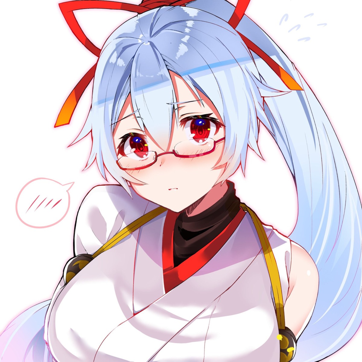 fate/grand_order felnemo japanese_clothes megane tomoe_gozen_(fate/grand_order)