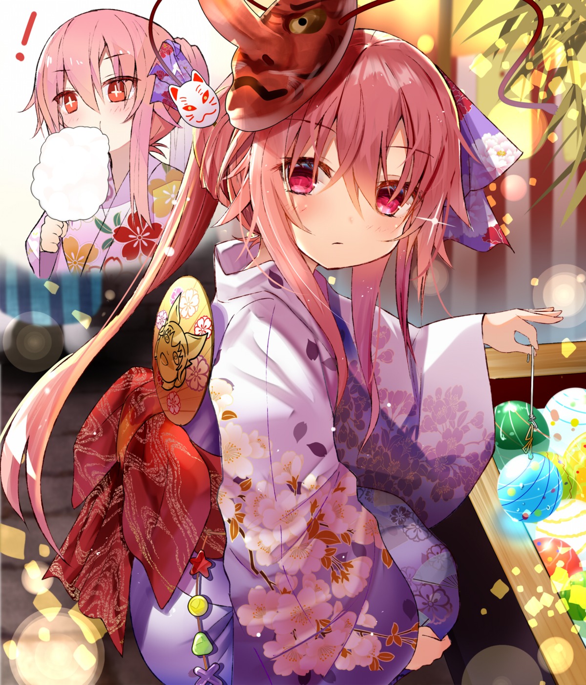 efe hata_no_kokoro touhou yukata