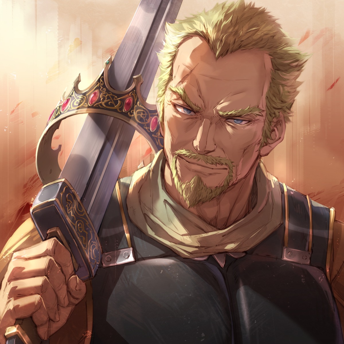 armor askeladd_(vinland_saga) male michairu. sword vinland_saga