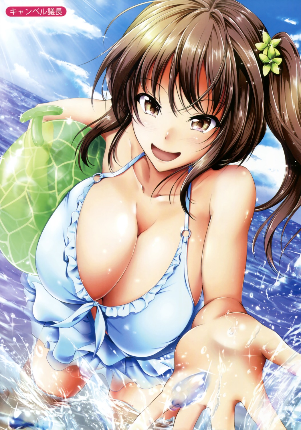 kyanberu_gichou swimsuits wet