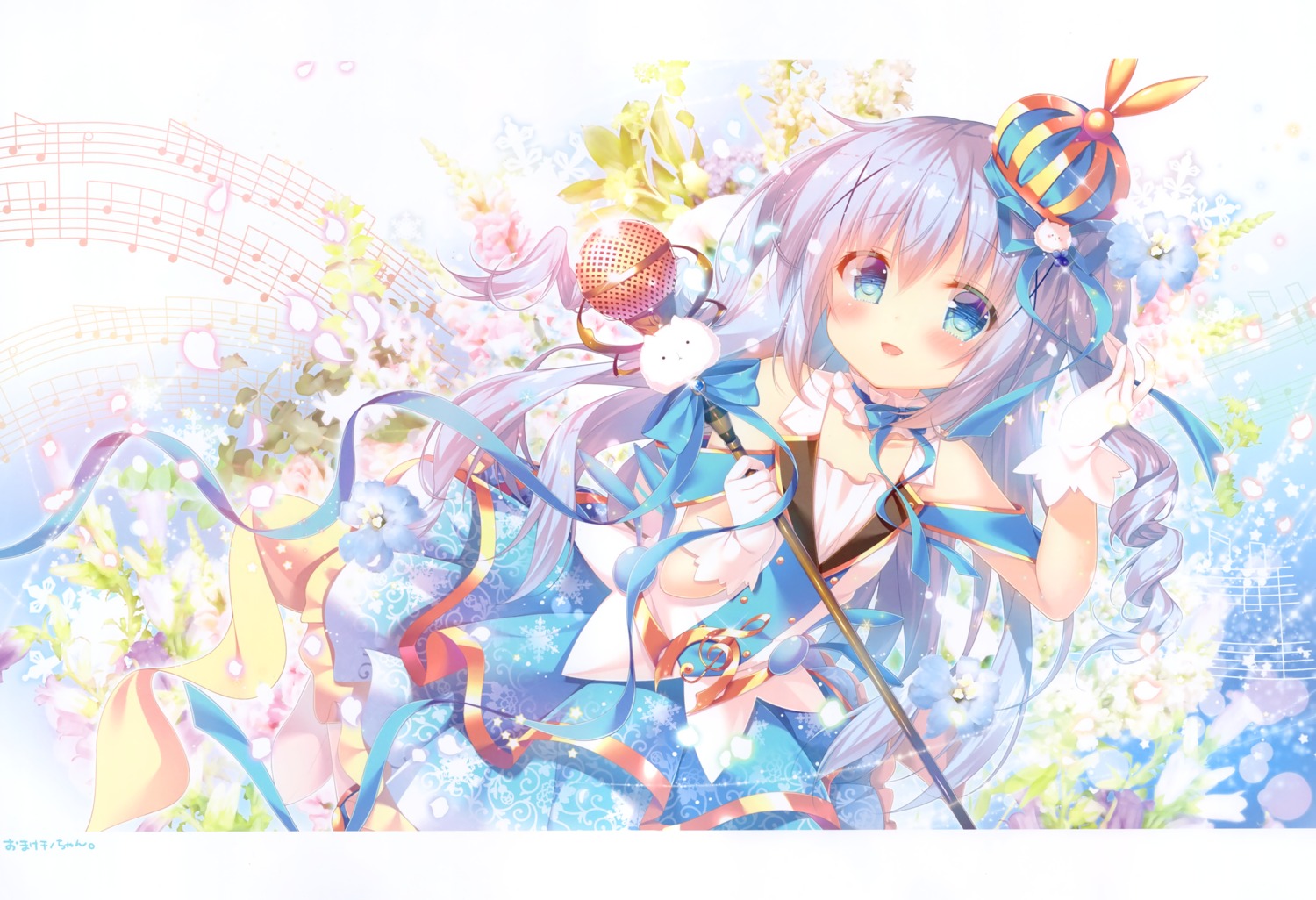 dress gochuumon_wa_usagi_desu_ka? hachimitsu_shoujo kafuu_chino mitsumomo_mamu