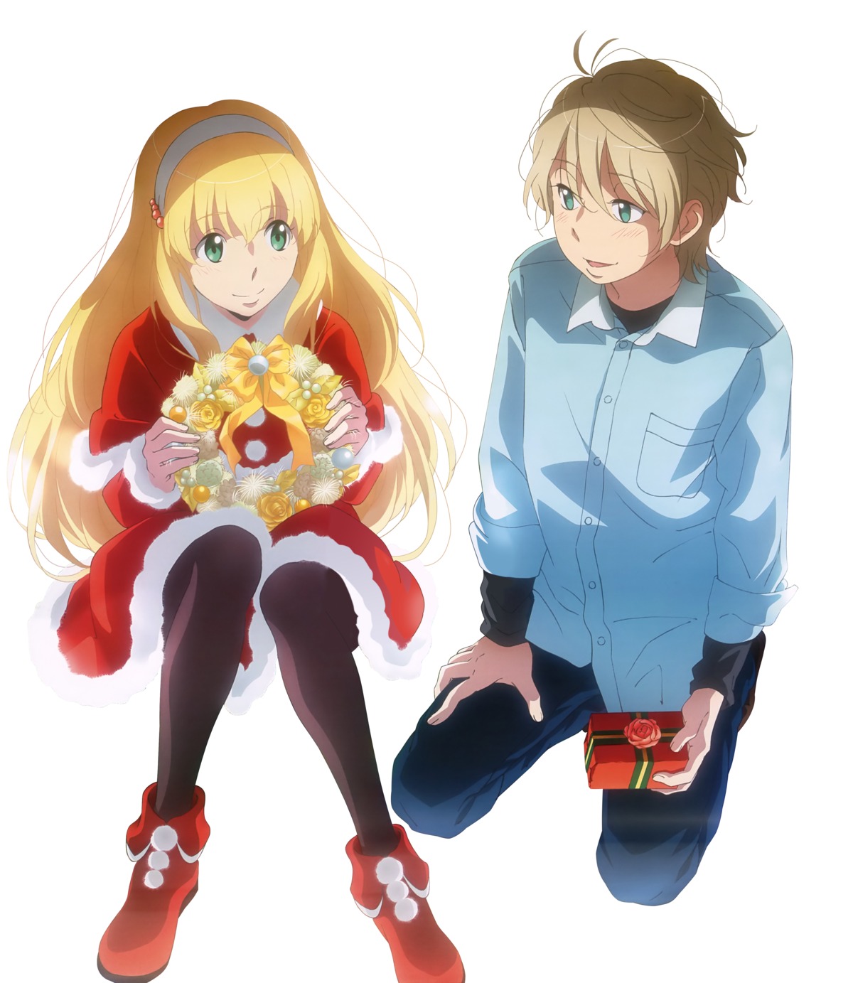 aldnoah.zero asseylum_vers_allusia christmas detexted matsumoto_masako pantyhose slaine_troyard