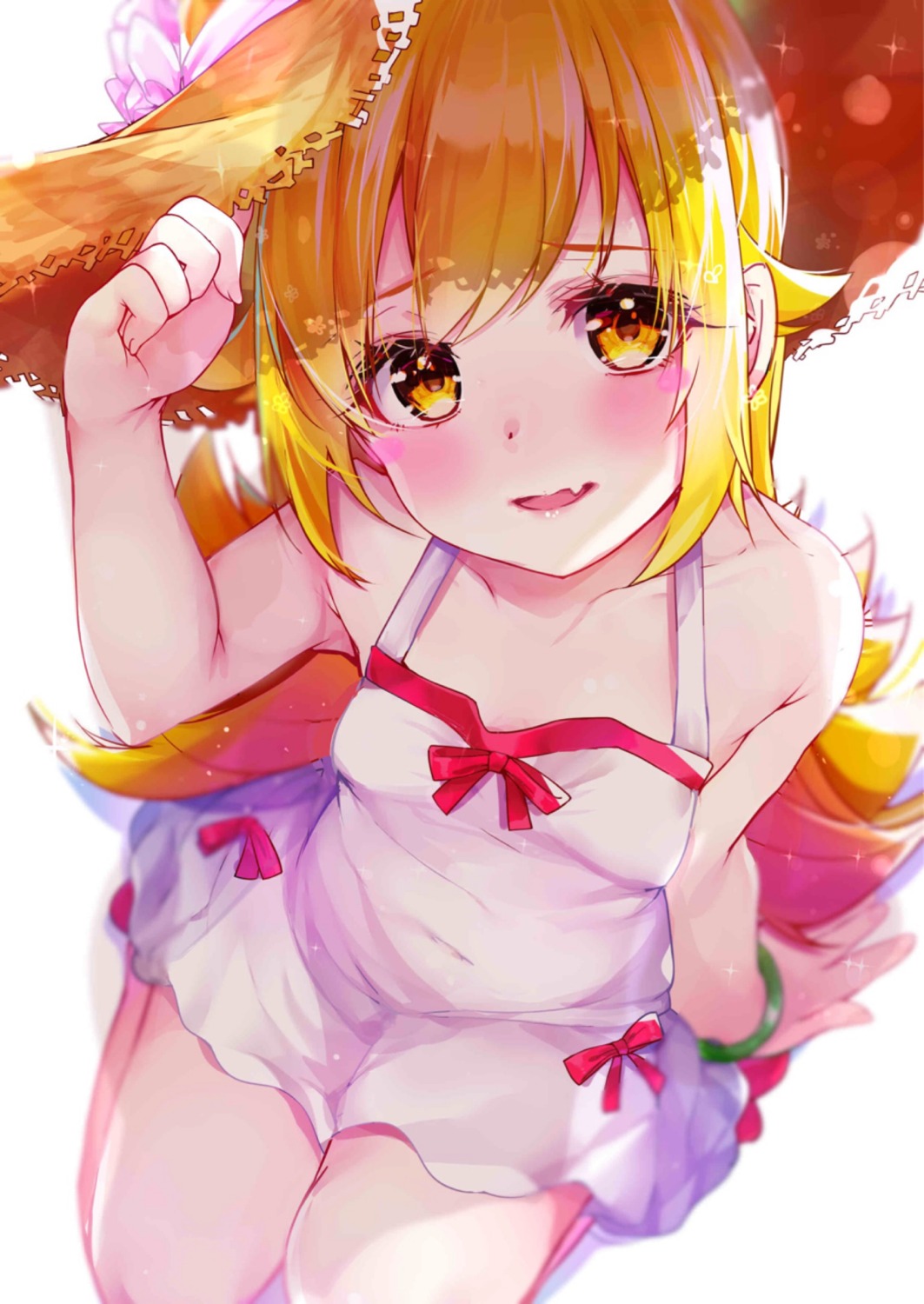 bakemonogatari dress monogatari_(series) oshino_shinobu rouka summer_dress