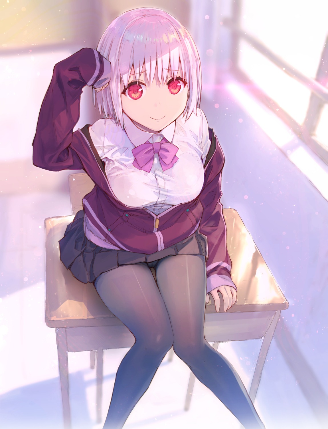 pantsu pantyhose seifuku shinjou_akane ssss.gridman uni