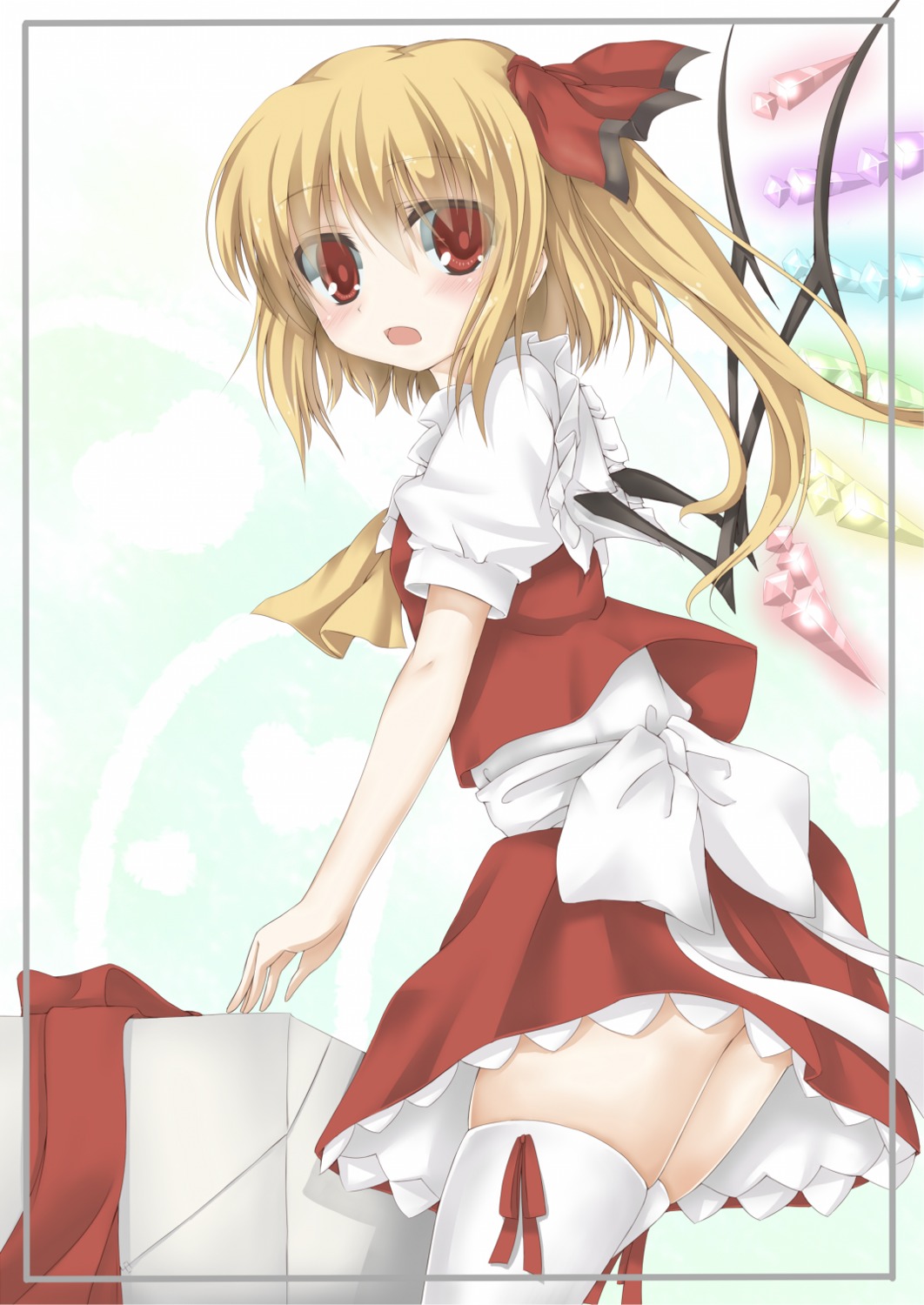 flandre_scarlet kagura_yuu thighhighs touhou