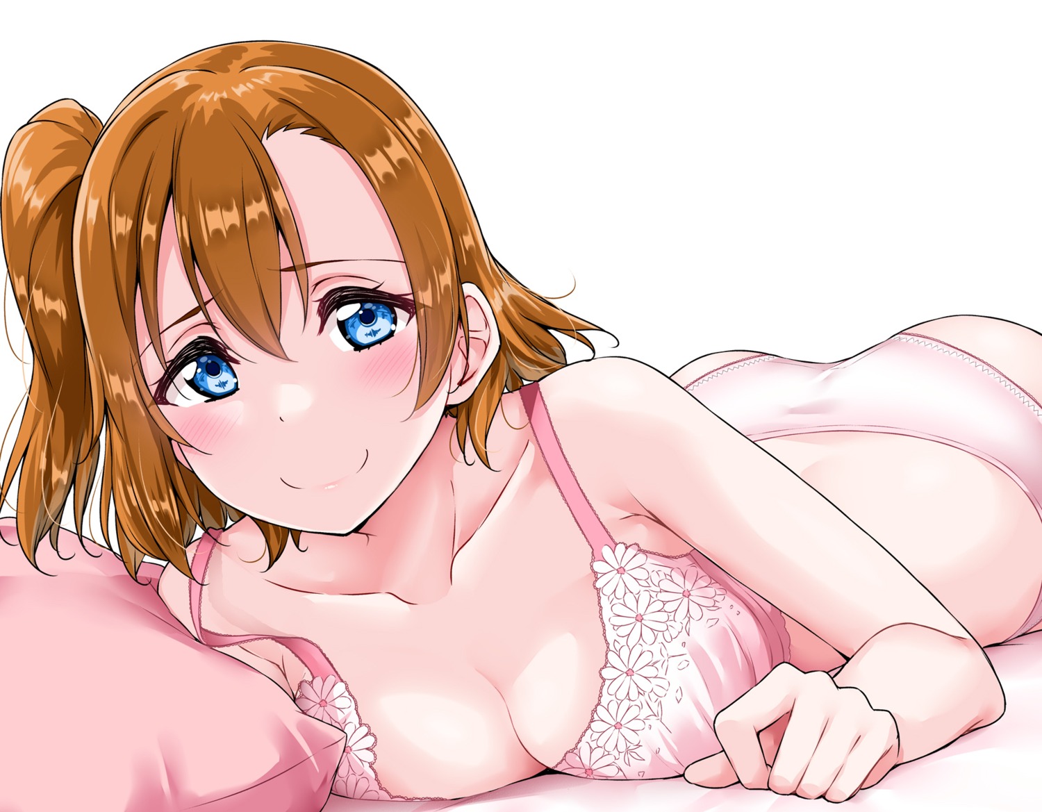 ass bra cleavage kousaka_honoka lingerie love_live! pantsu yopparai_oni