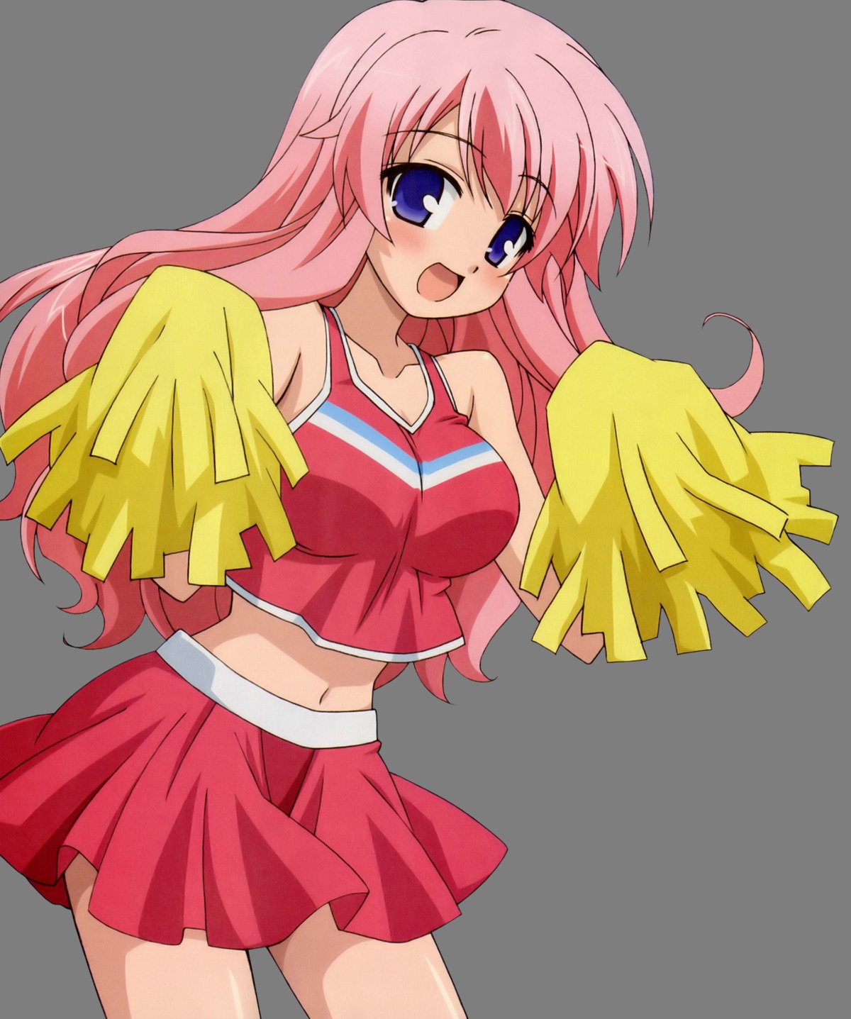 baka_to_test_to_shoukanjuu cheerleader himeji_mizuki transparent_png