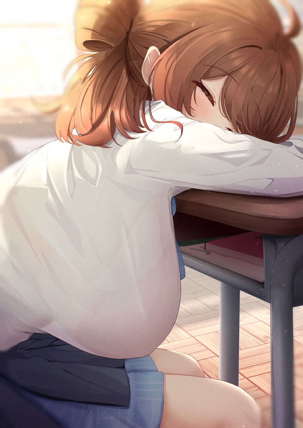 bra gakuen_idolm@ster hanami_ume see_through seifuku sky_cappuccino the_idolm@ster