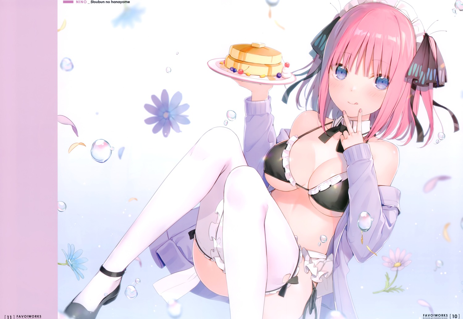 5-toubun_no_hanayome 6u bra eternal_land maid nakano_nino