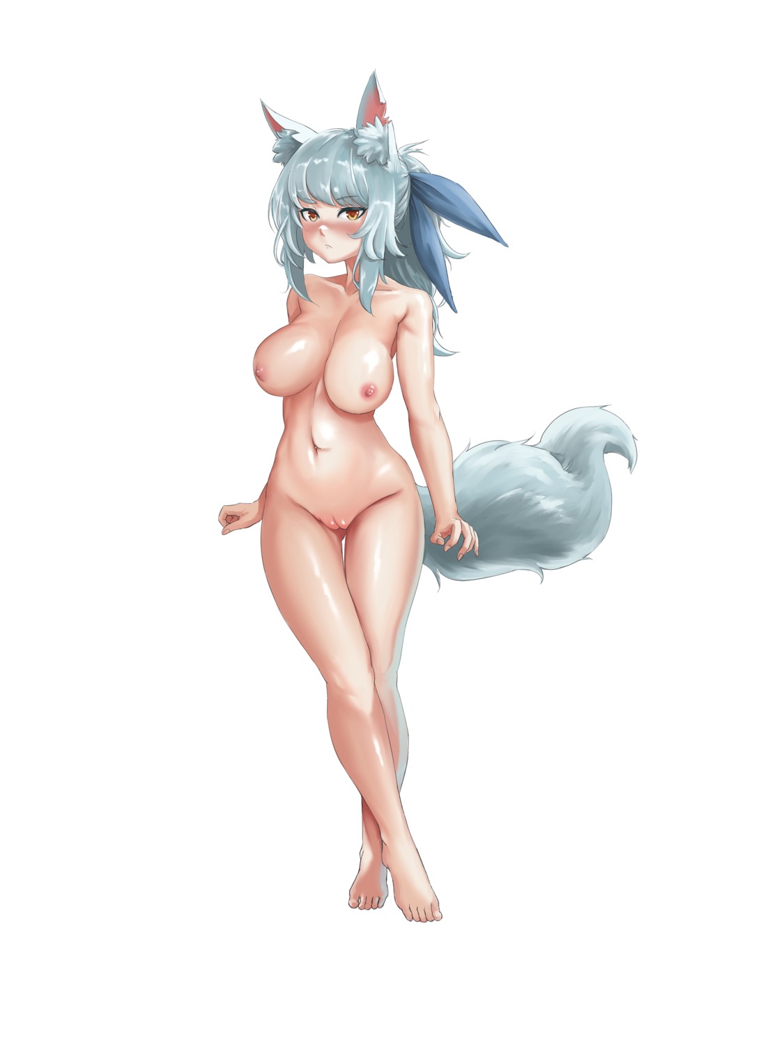 animal_ears naked nipples pussy semi_bot tail uncensored