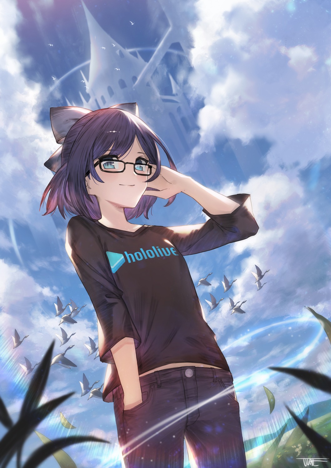 hololive jun_wei megane yuujin_a_(hololive)